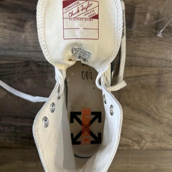 Off-White Converse Chuck Taylor All-Star 70 Hi White 163862C - Picture 11 of 14